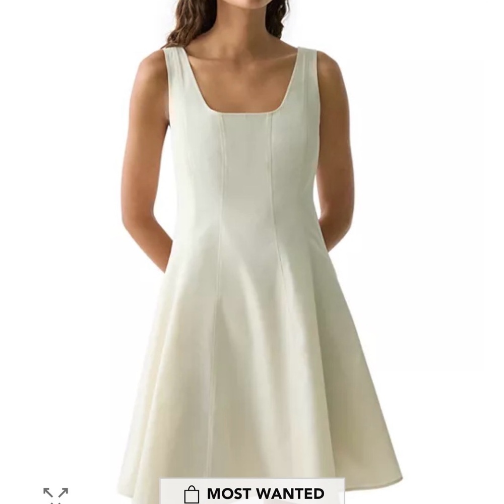 Theory Sleeveless poplin mini dress
